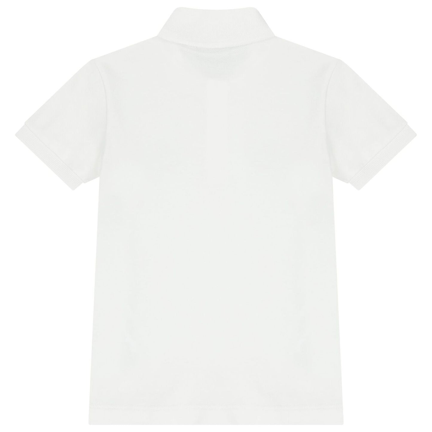 MOSCHINO Younger Boys White Teddy Bear Logo Polo Shirt