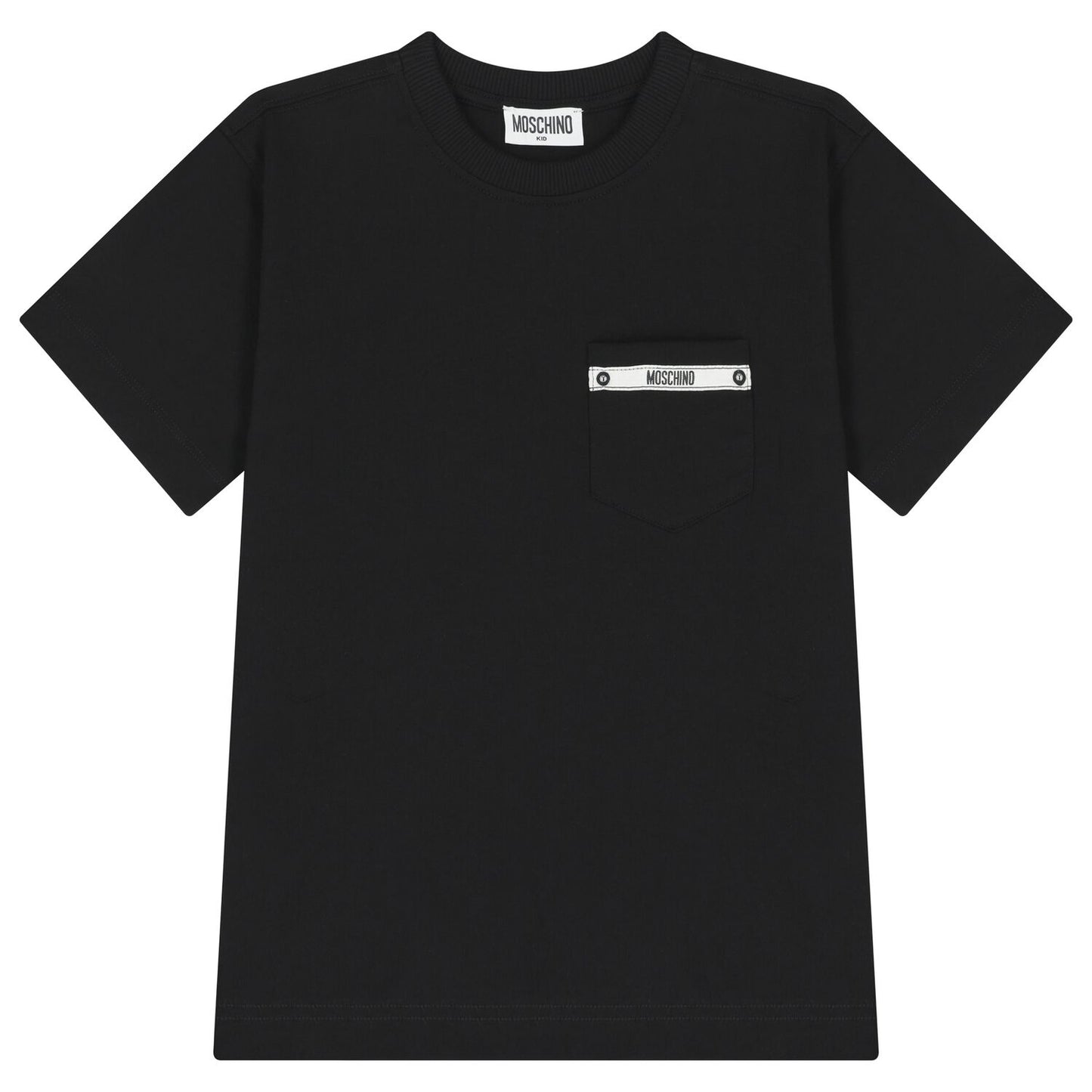 MOSCHINO Boys Black Logo T-Shirt