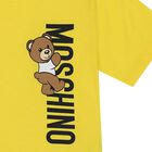 MOSCHINO Unisex Yellow Teddy Bear Logo T-Shirt