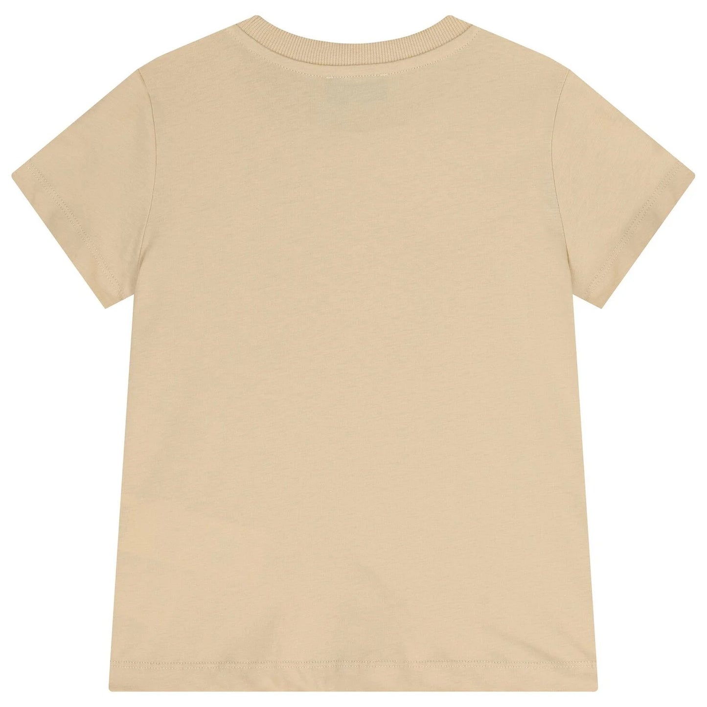MOSCHINO Younger Beige Logo T-Shirt