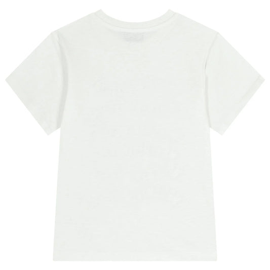 MOSCHINO White Teddy Bear Logo T-Shirt