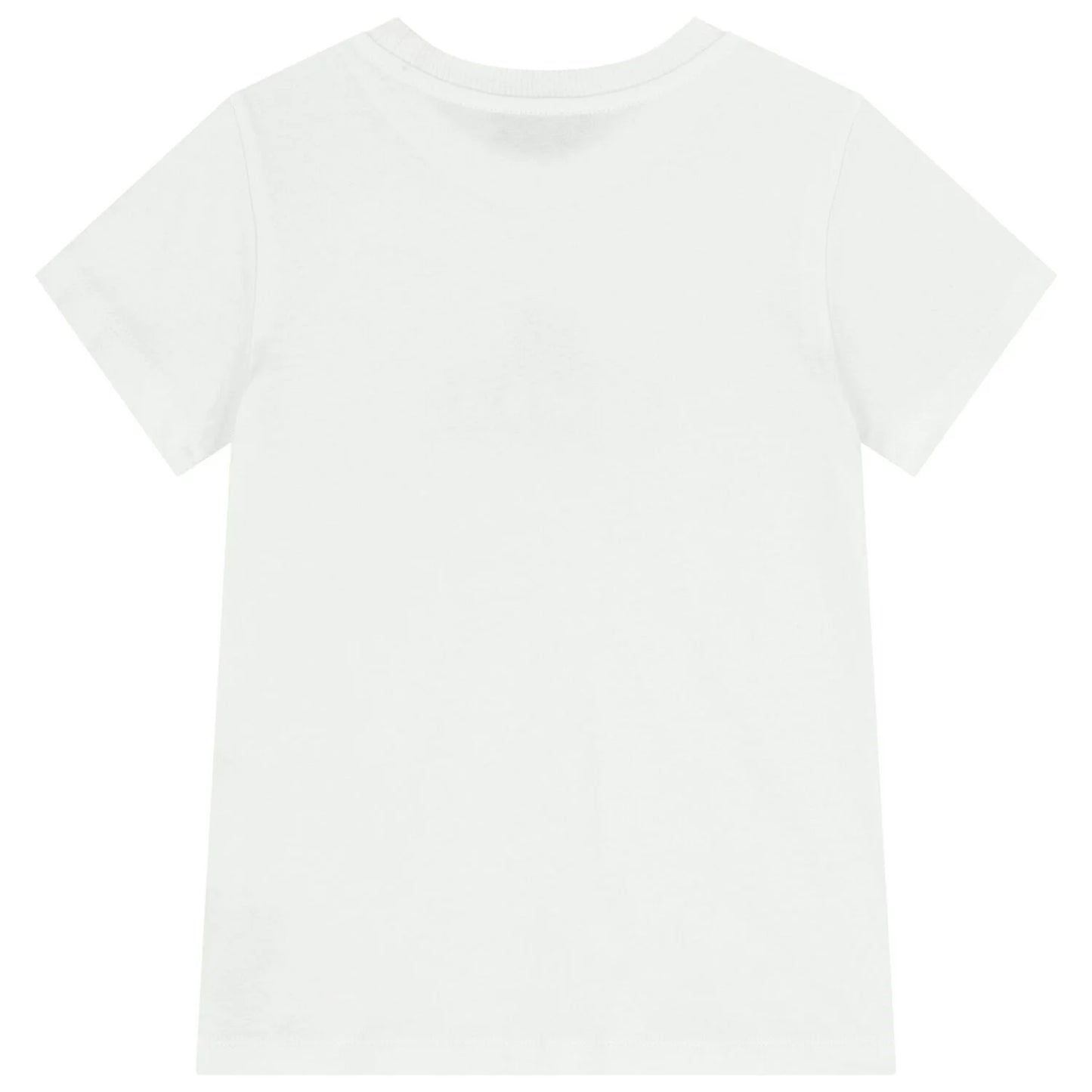 MOSCHINO Boys White Teddy Bear Logo T-Shirt