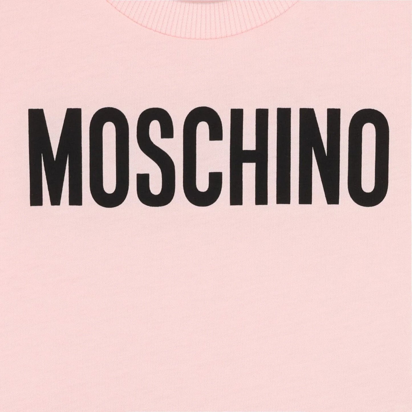 MOSCHINO Younger Girls Pink Logo Dress