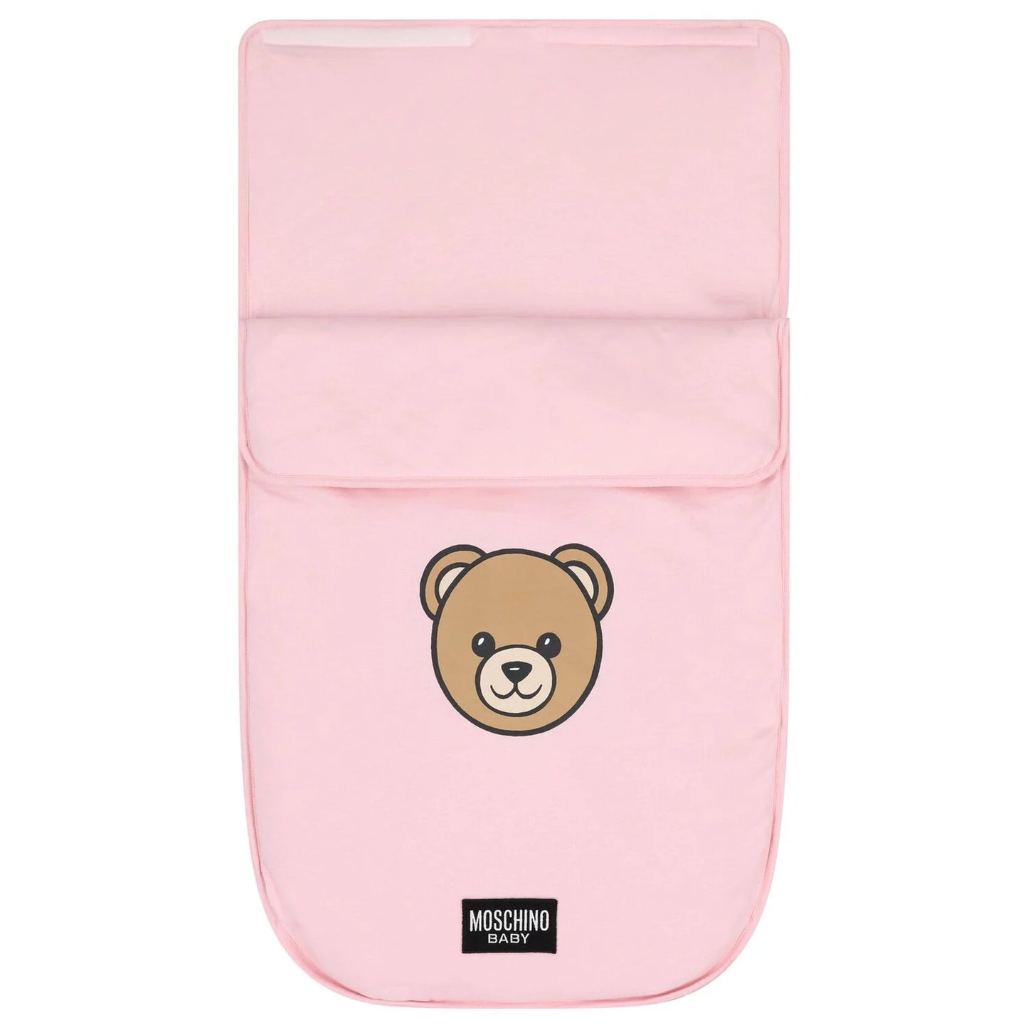 MOSCHINO Baby Girls Pink Teddy Bear Logo Baby Nest