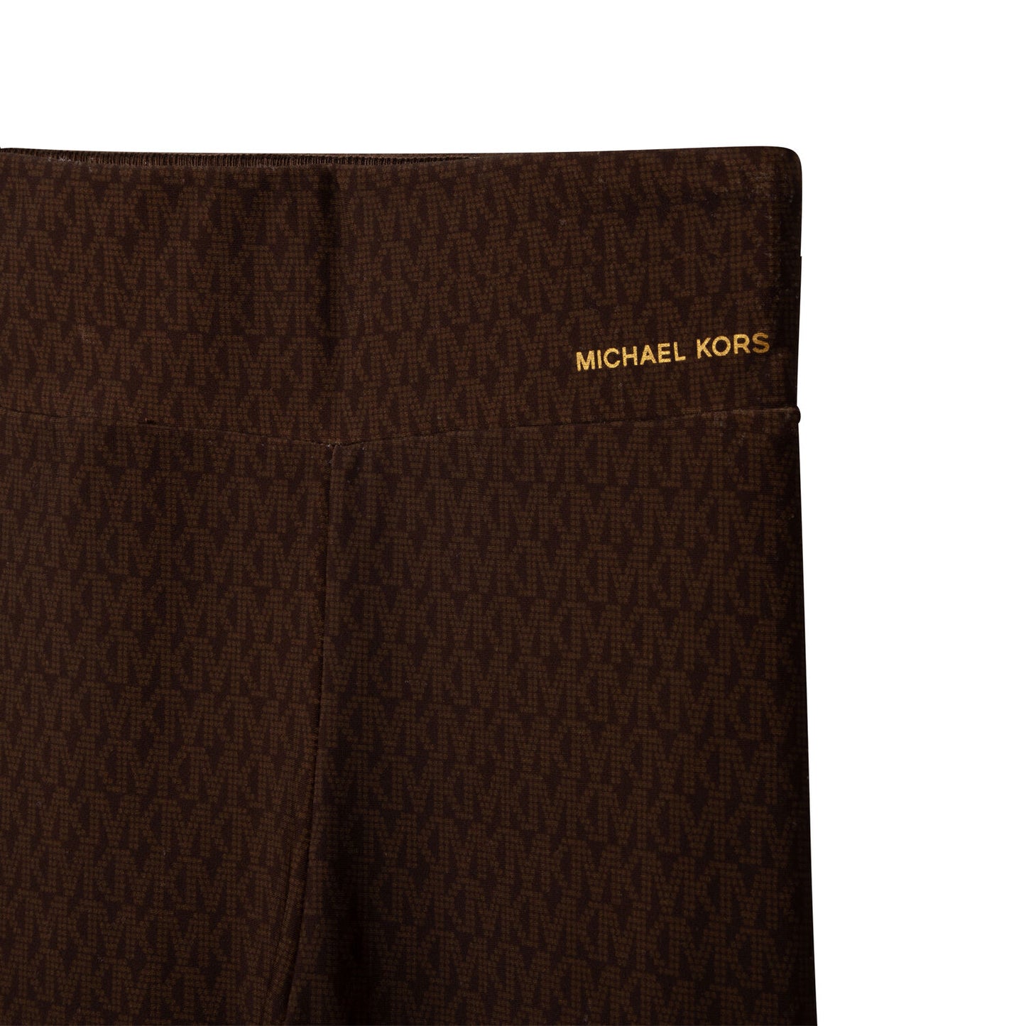 MICHAEL KORS Girls Brown Logo Leggings