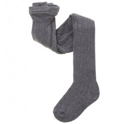 CARLOMAGNO 162 Ribbed Tights Grey