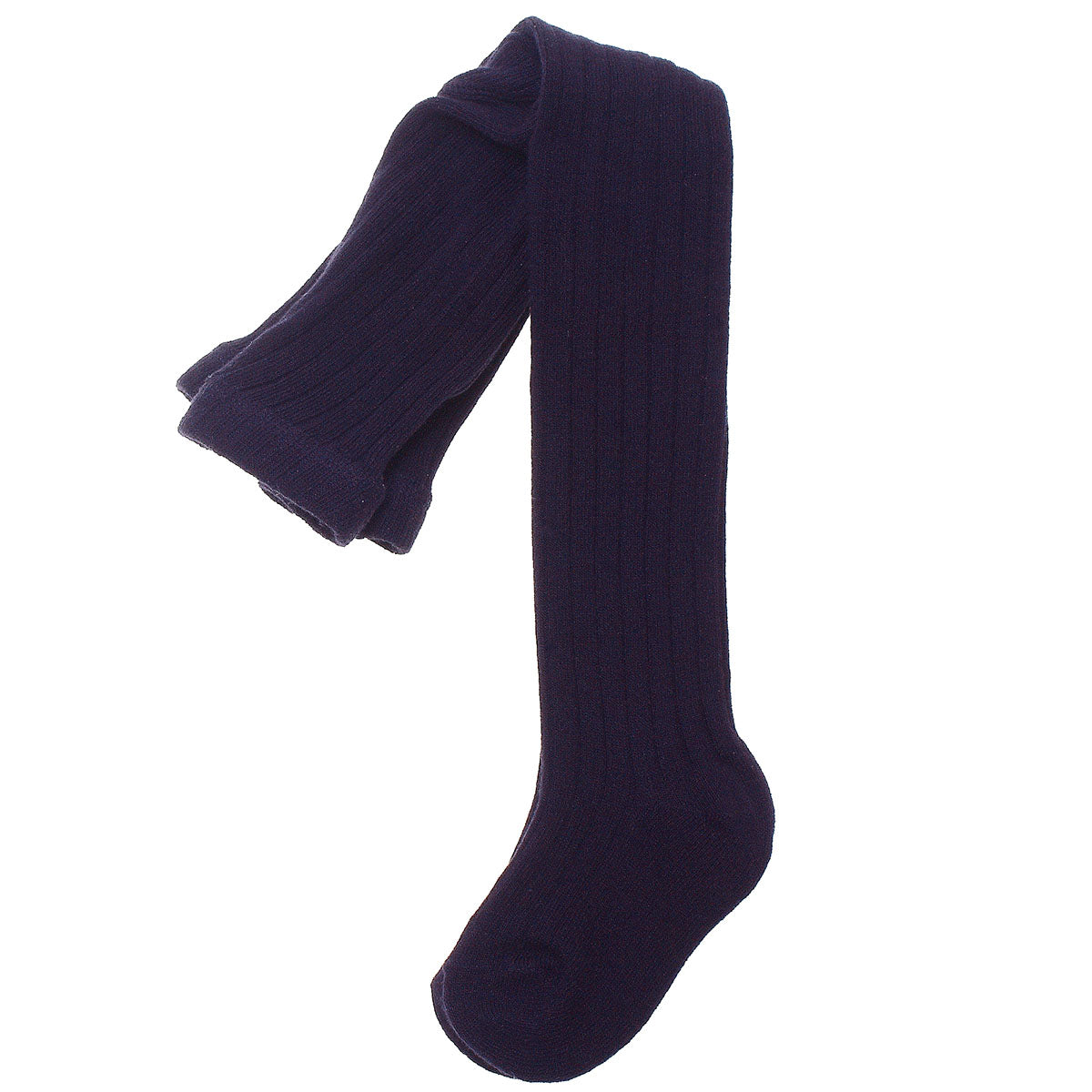 CARLOMAGNO 162 Ribbed Tights Navy