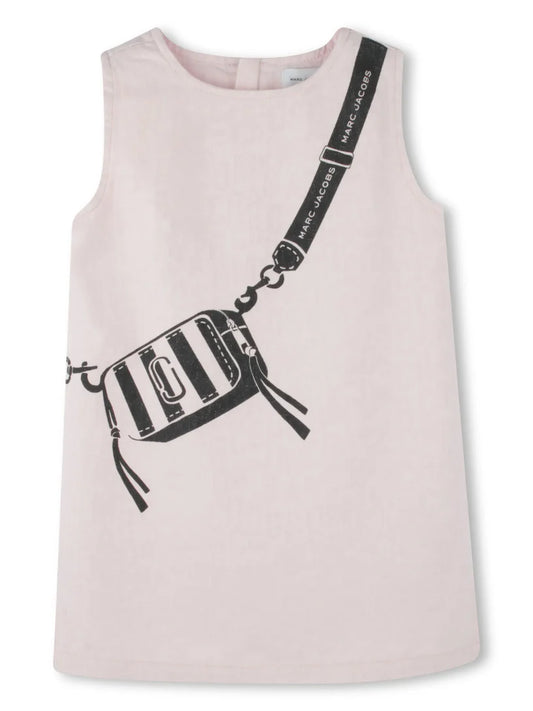MARC JACOBS Baby Girls Snapshot Pink Logo Bag Dress