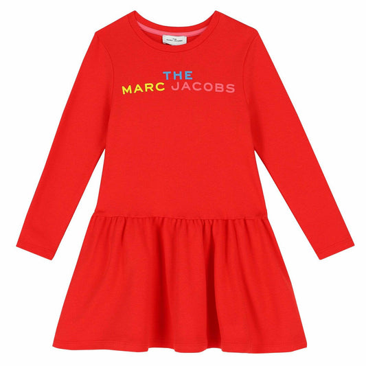 MARC JACOBS Girls Red Logo Dress
