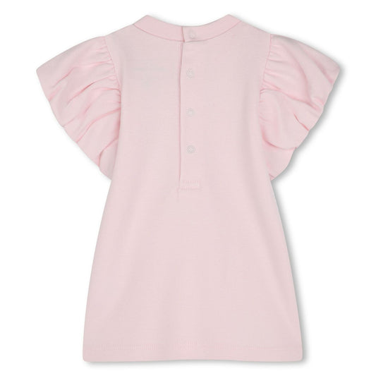 MARC JACOBS Younger Girls Pink Logo Bag Dress