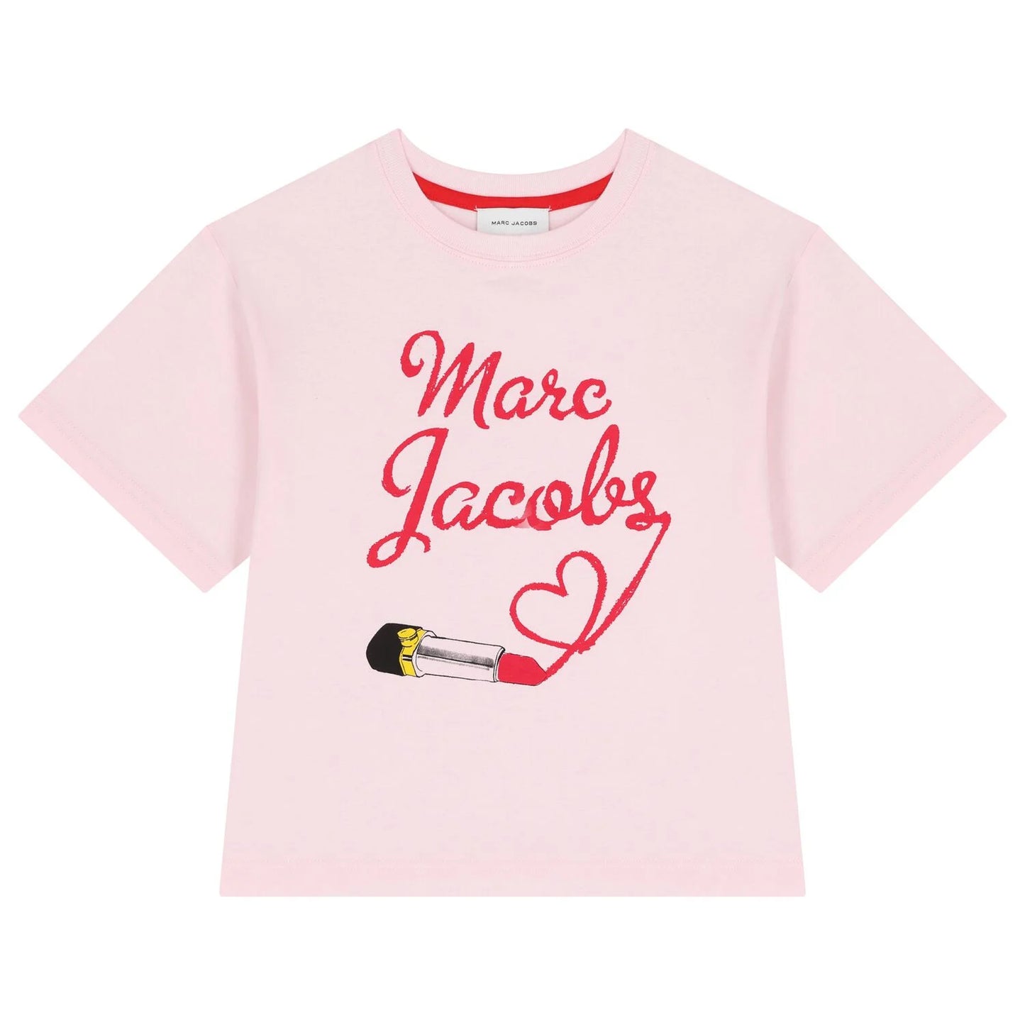 MARC JACOBS W60579/475 Girls Pink Logo T-Shirt