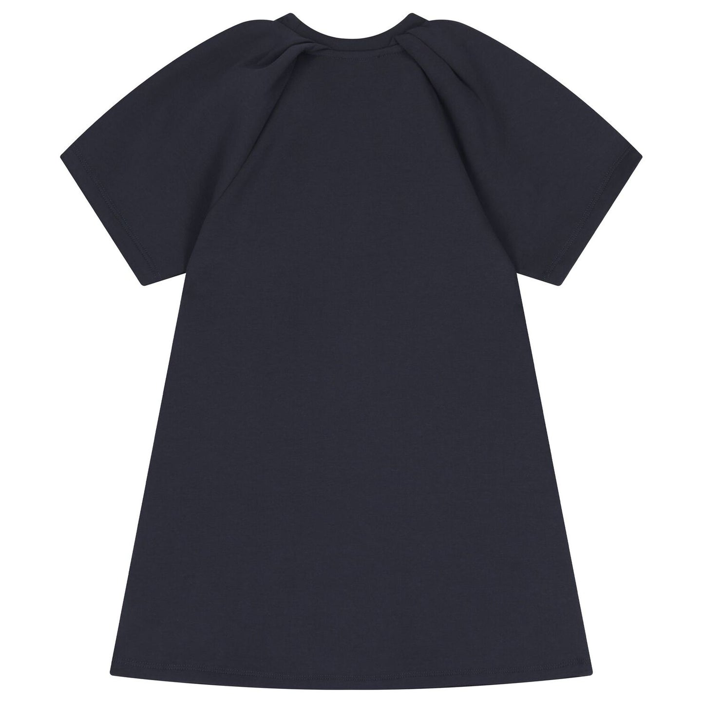 MARC JACOBS W60617/84E Girls Navy Blue Logo Bag Dress