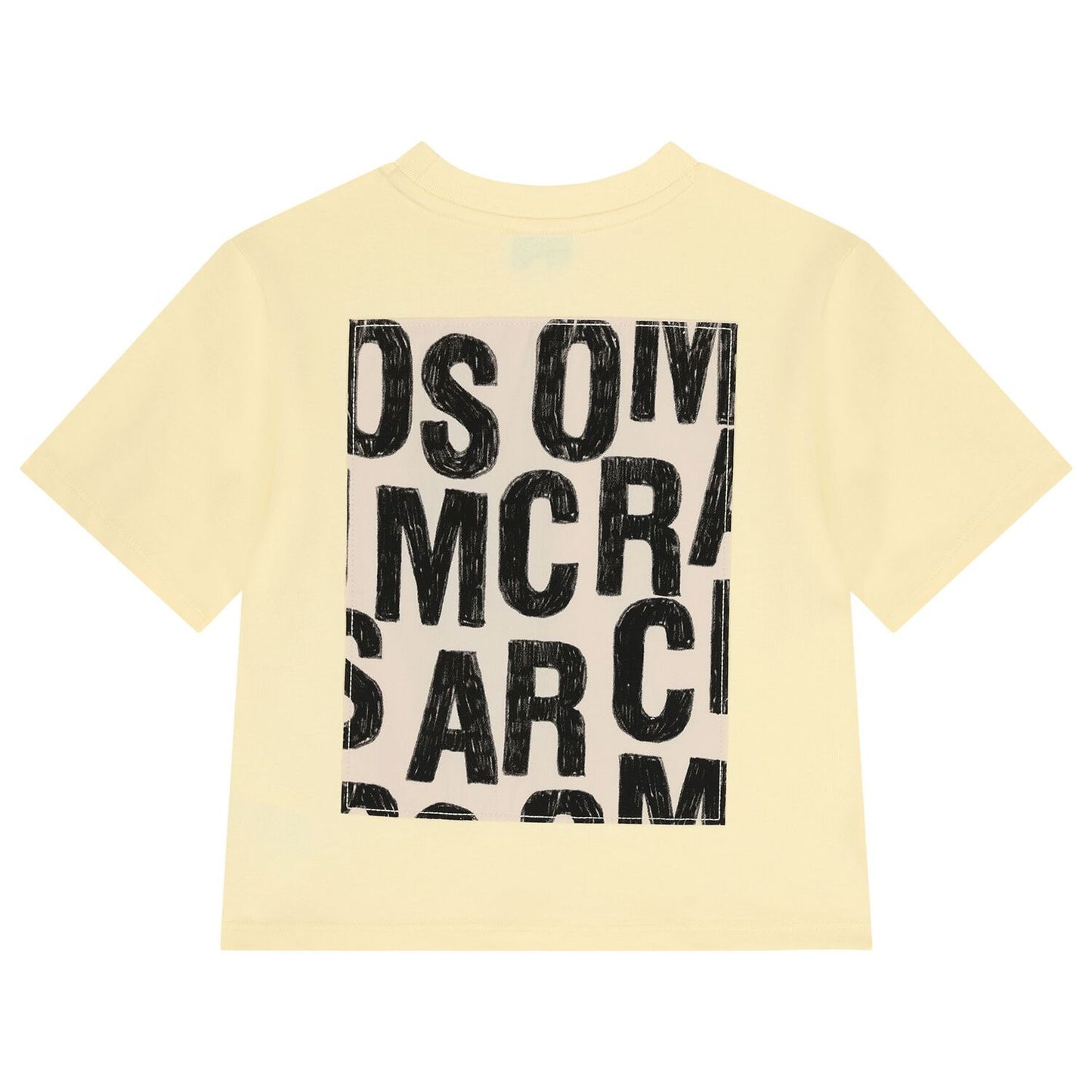 MARC JACOBS W60641/503 Boys Yellow Logo T-Shirt