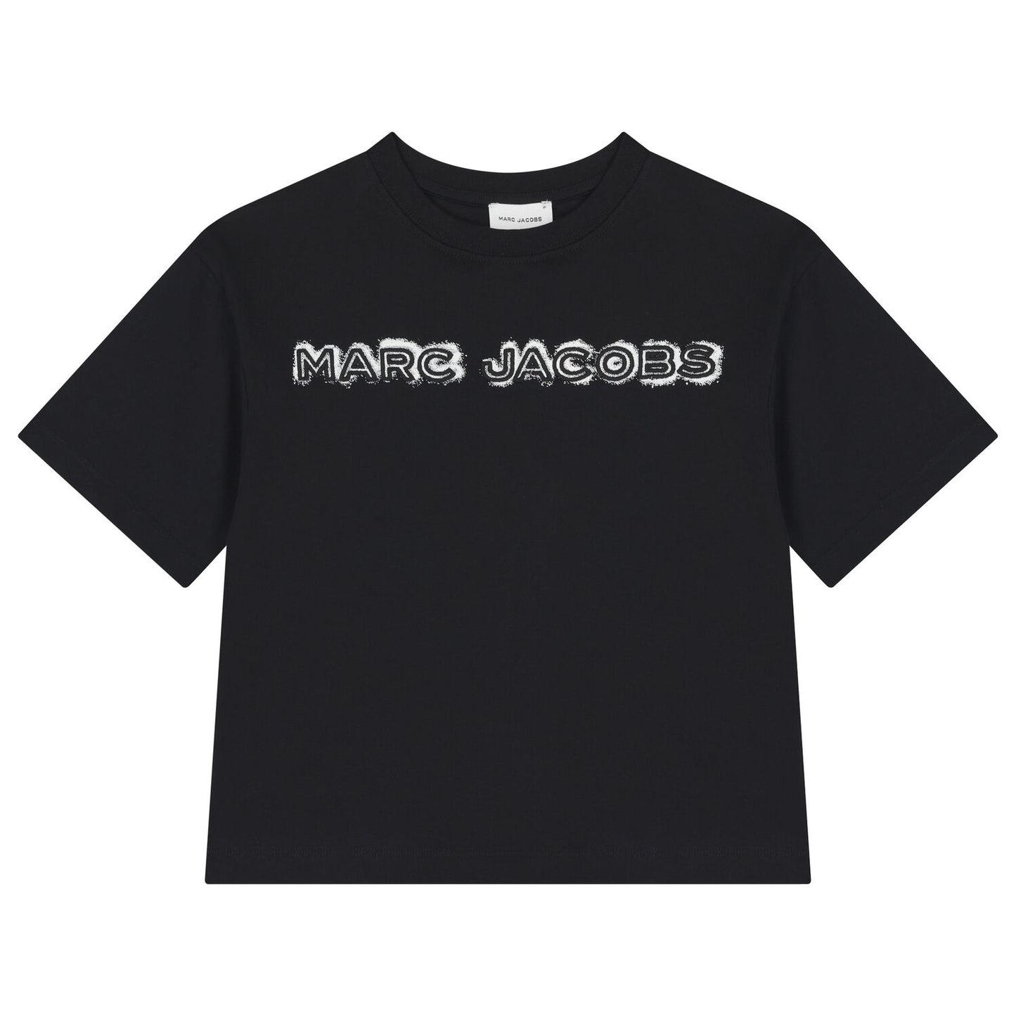 MARC JACOBS W60644/09B Boys Black Logo T-Shirt