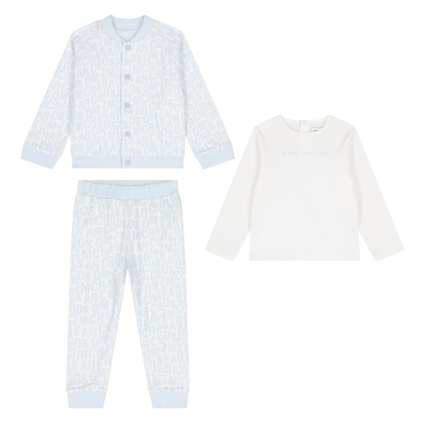MARC JACOBS W60660/791 Younger Boys Blue & White Reversible Tracksuit Set