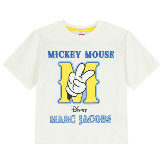 MARC JACOBS W60692/126 Boys White Disney T-Shirt