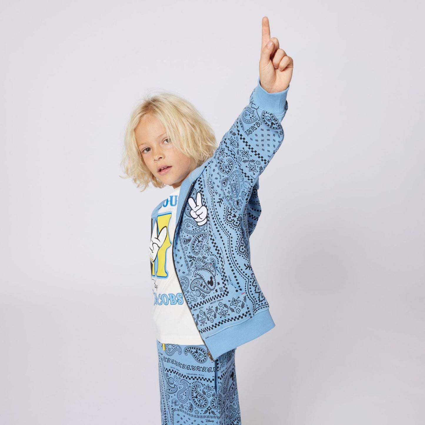 MARC JACOBS W60692/126 Boys White Disney T-Shirt