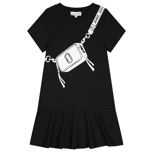 MARC JACOBS Girls Black Bag Dress