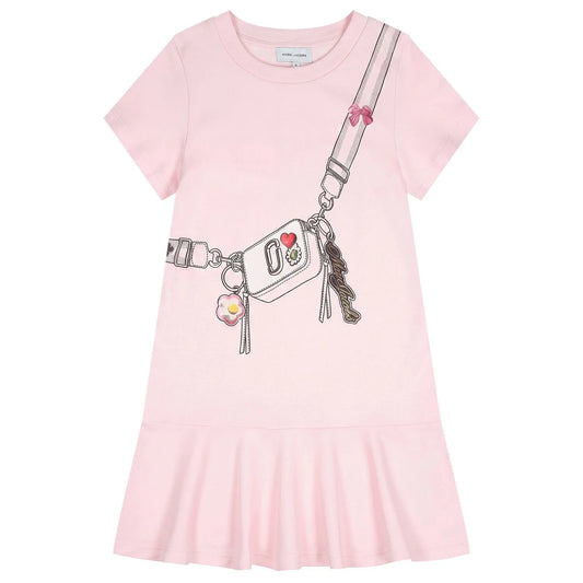 MARC JACOBS Girls Pink Bag Dress