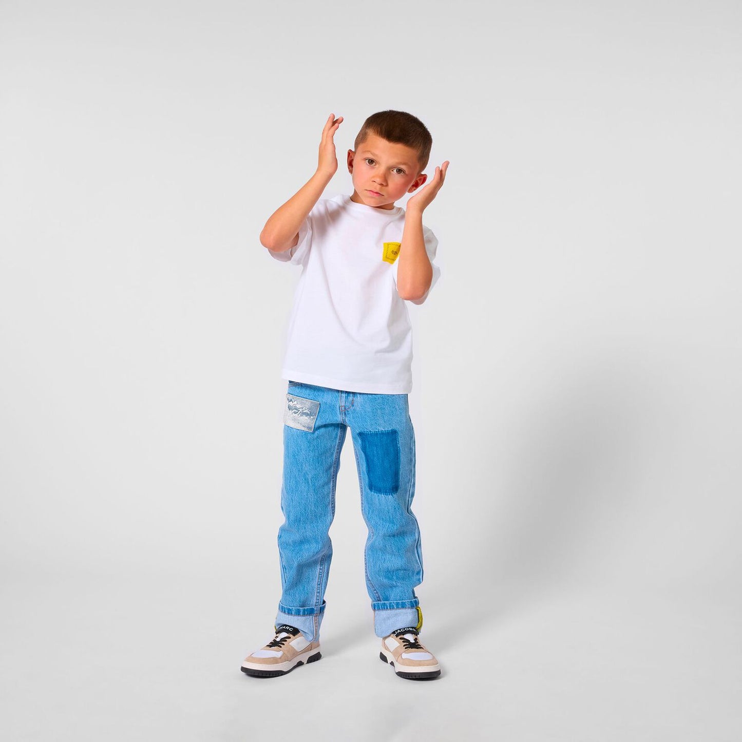 MARC JACOBS Boys White Logo T-Shirt
