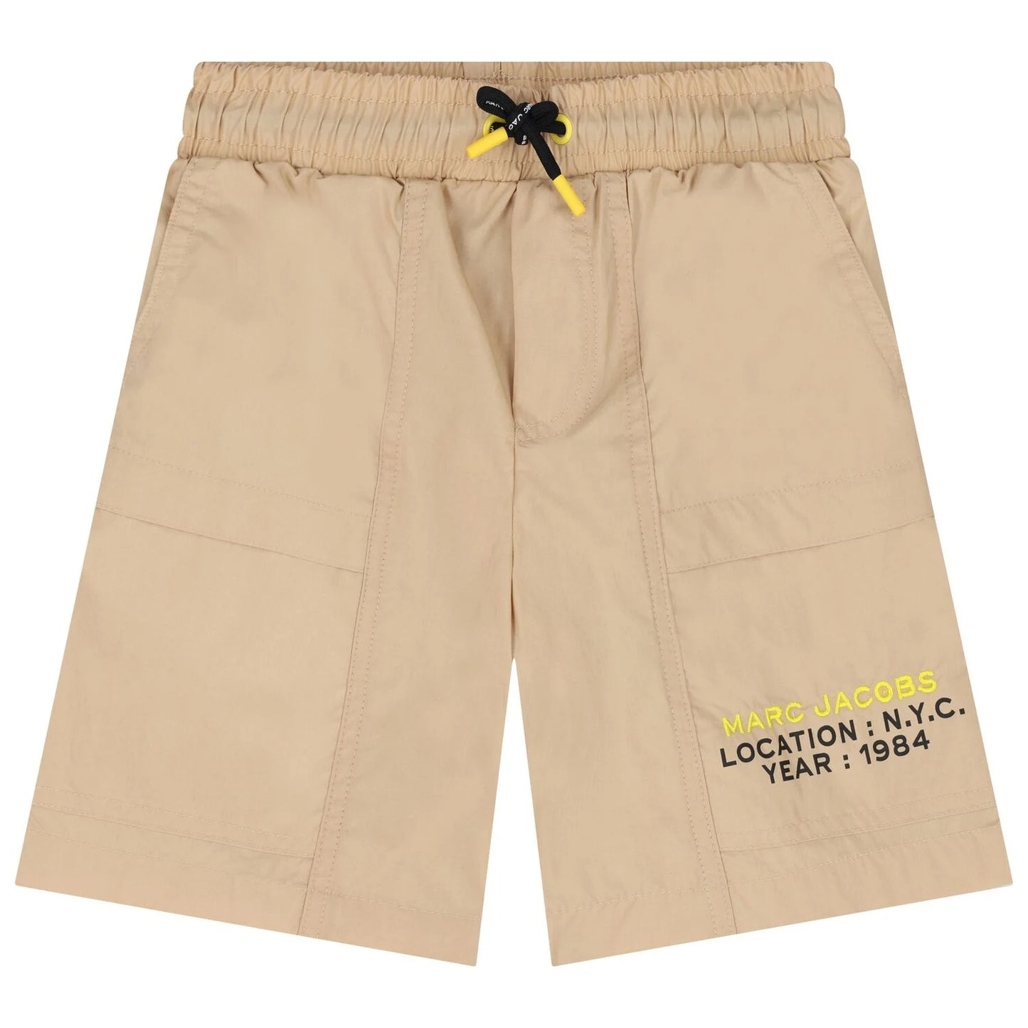 MARC JACOBS Boys Beige Logo Shorts