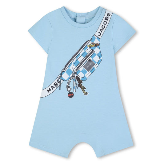 MARC JACOBS Baby Boys Blue Bag Baby Romper