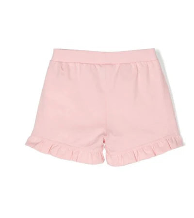 MOSCHINO Girls Pink Logo Shorts