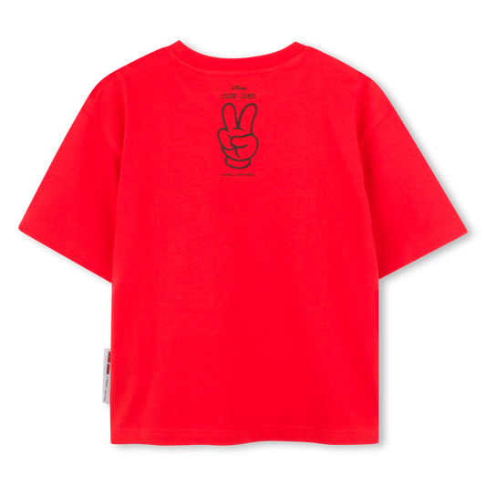 MARC JACOBS Unisex Red Illustrated Mickey T-shirt