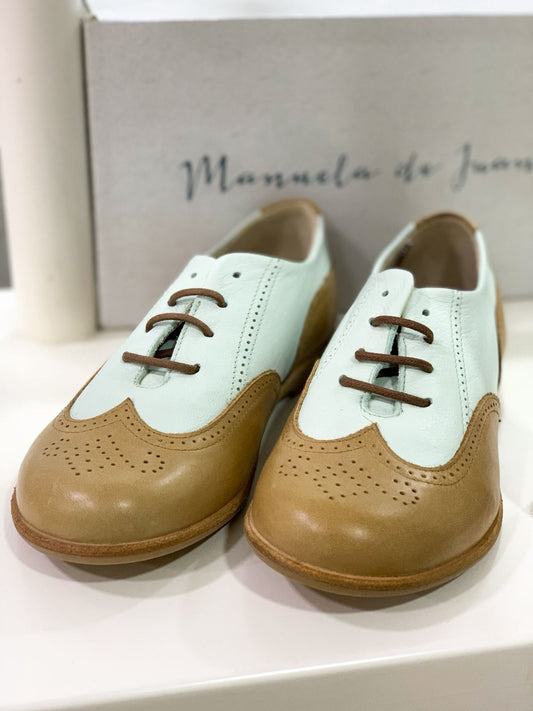 Manuela de Juan Boys Handmade Shoes Brown