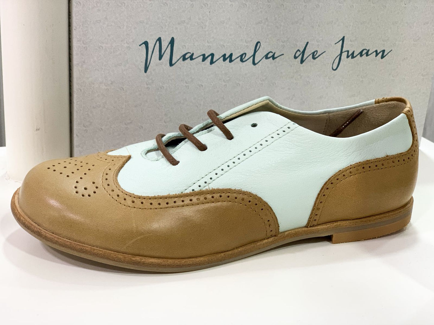 Manuela de Juan Boys Handmade Shoes Brown
