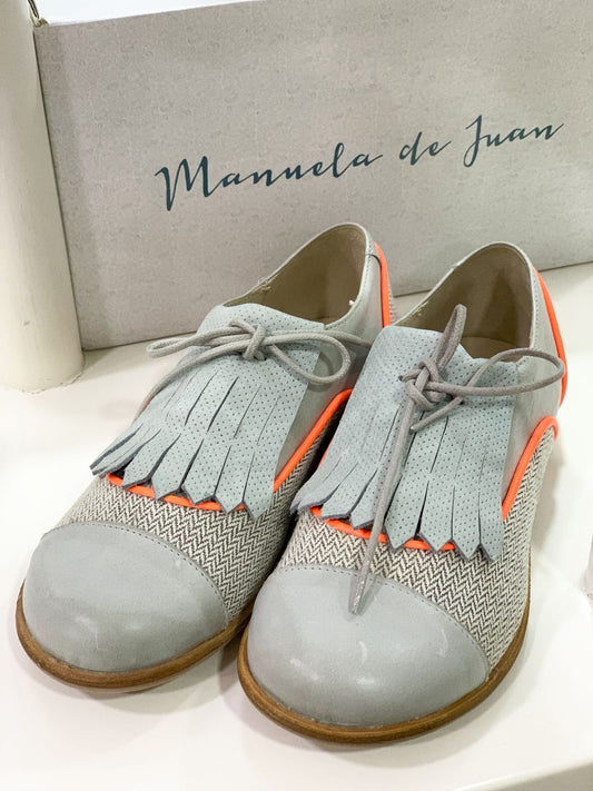 Manuela de Juan Boys Handmade Shoes Orange