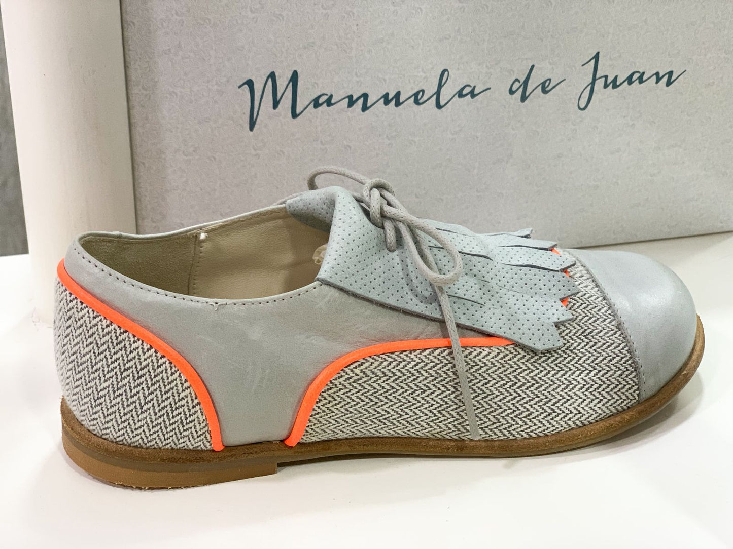 Manuela de Juan Boys Handmade Shoes Orange