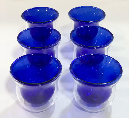 FINJAN Glass Coffee Finjan ( Set of 6 )