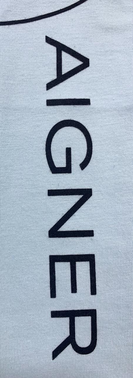 AIGNER Boys Light Green Logo T-Shirts