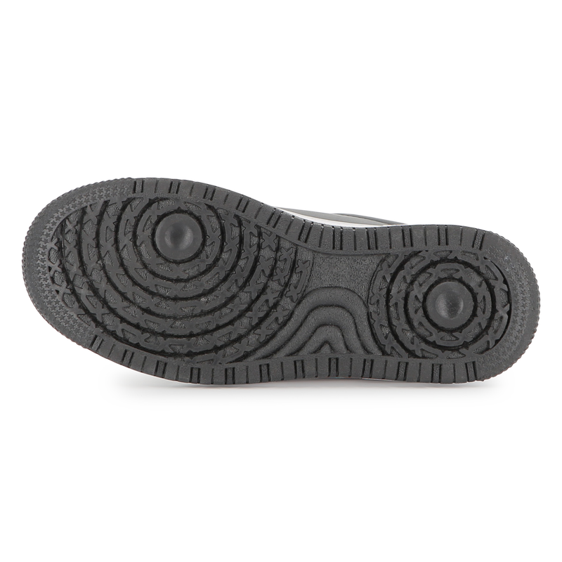 KARL LAGERFELD Z30988/09B Kids Black Low-Top Sneakers with Laces