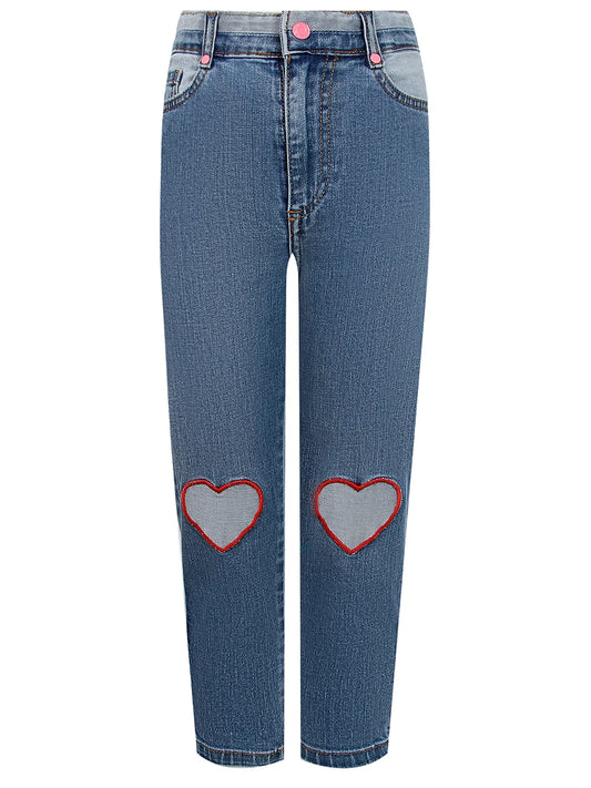 MARC JACOBS Baby Girls Blue Cotton jeans