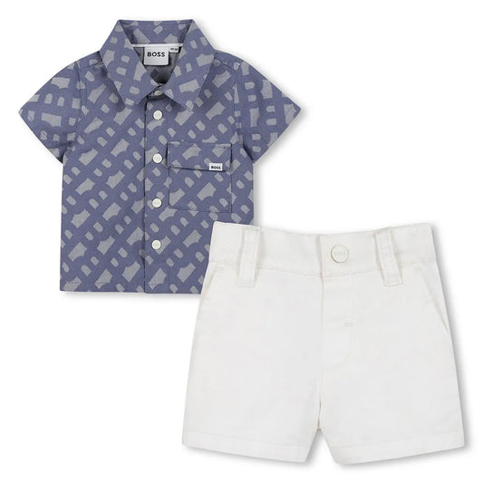 BOSS Baby Boys Shirt + Short Set