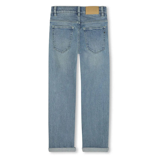 BOSS J52308 Boys Blue Denim Jeans Pants