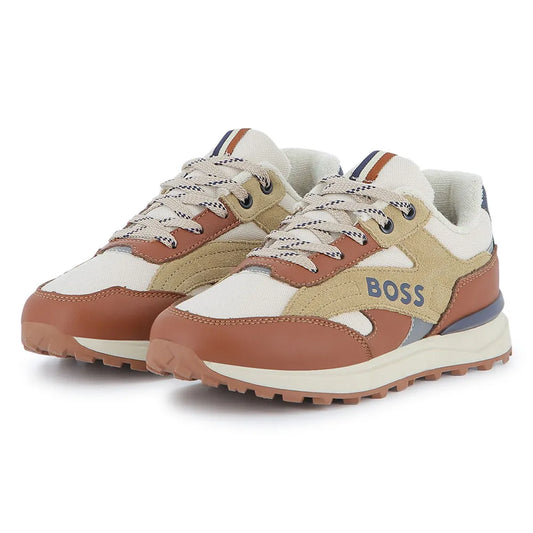 BOSS J52560 Kids Boys Trainers
