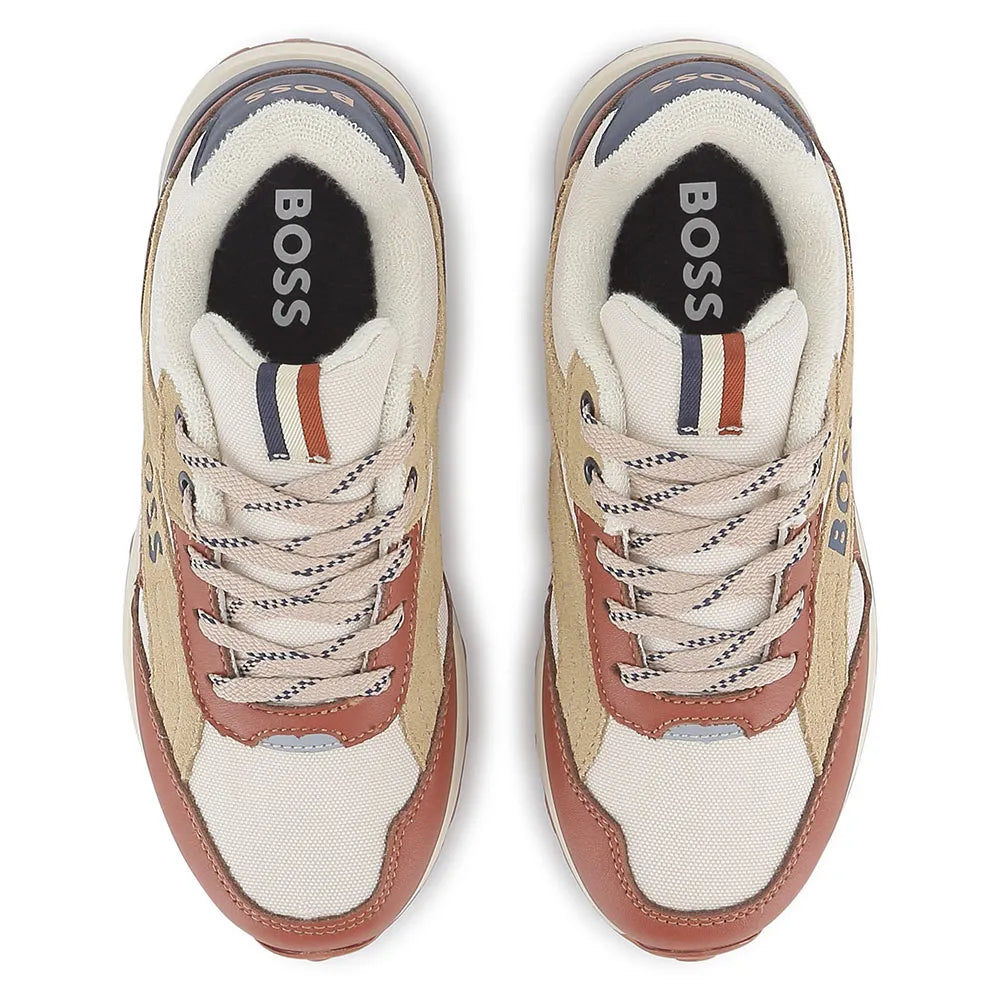 BOSS J52560 Kids Boys Trainers