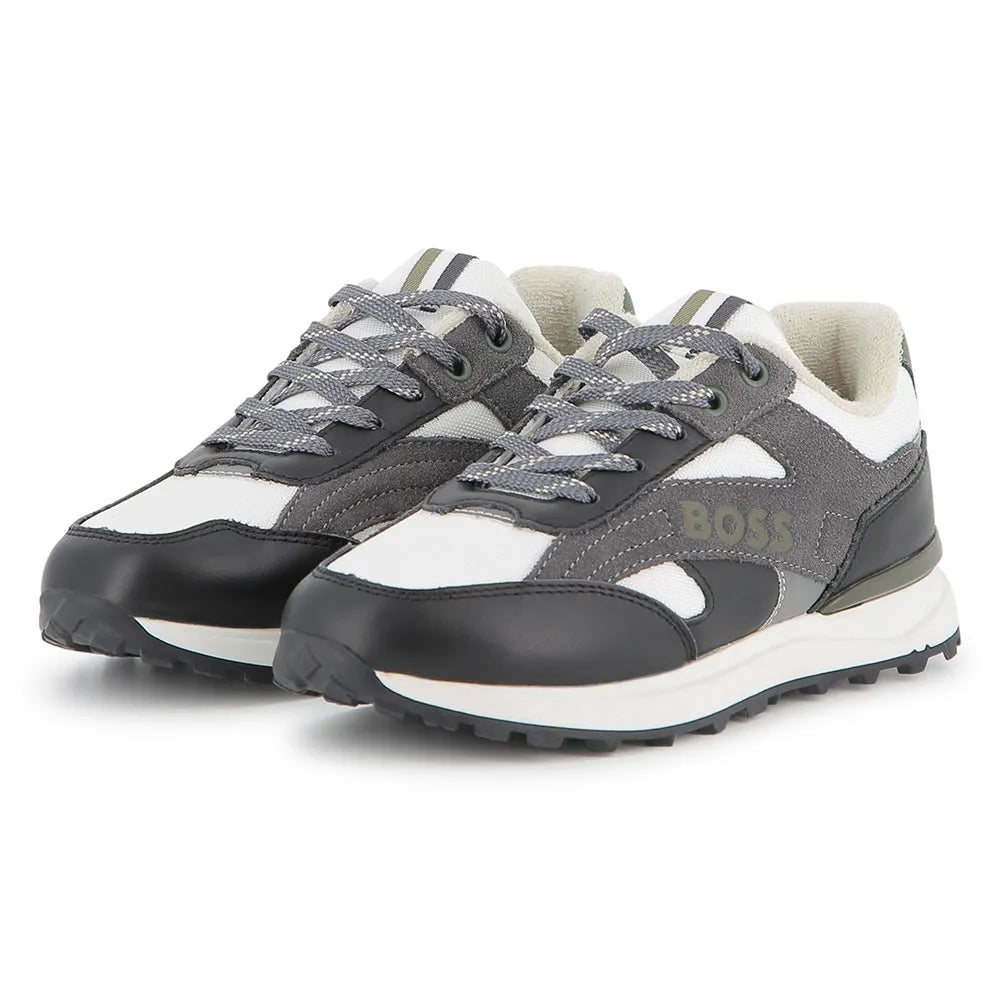 BOSS J52560 Kids Boys Trainers