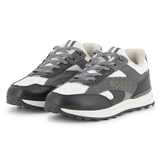 BOSS J52560 Kids Boys Trainers