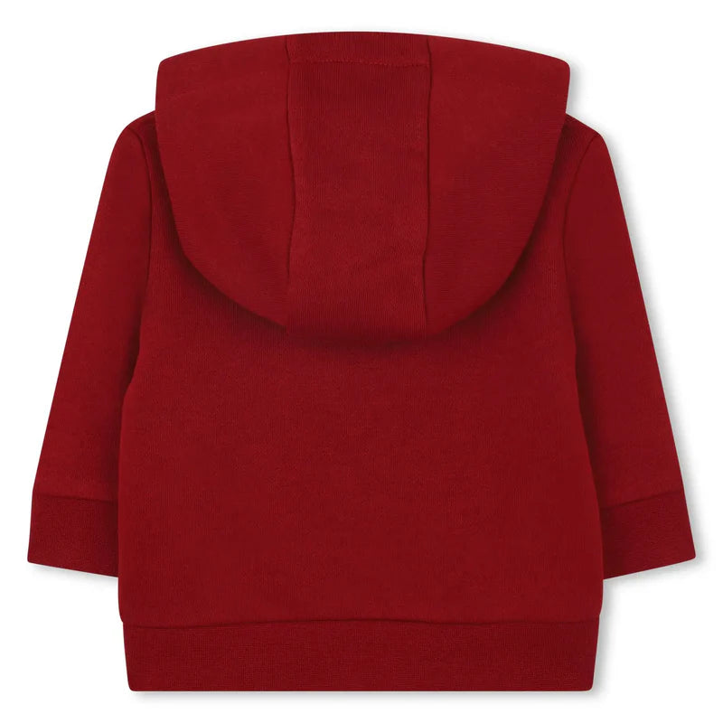 BOSS J52353/96D Boys Red Logo Hoodie