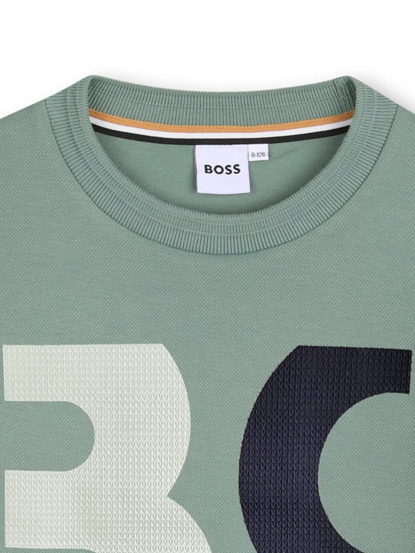 BOSS Boys Green Logo T-Shirt