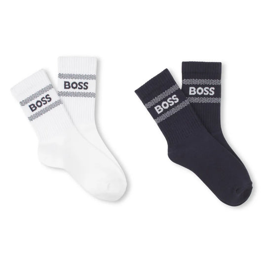 BOSS Boys Logo Socks ( 2-Pack )