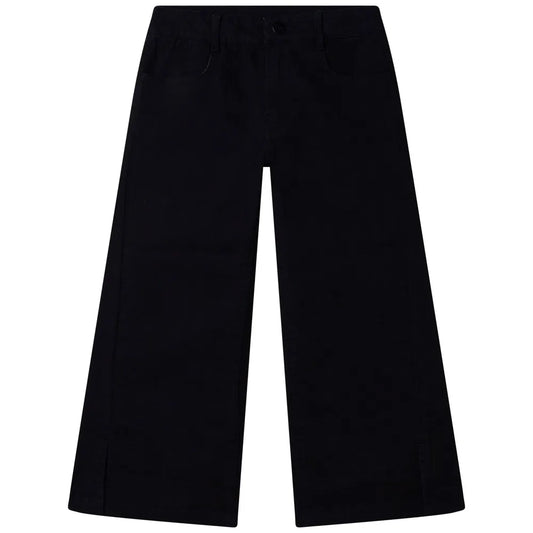 DKNY Girls Black Logo Cargo Pants Trousers