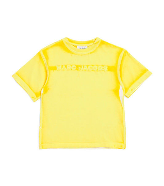 MARC JACOBS Boys Yellow Logo T-Shirt