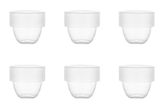 Finjan Gawa Glass - White (SET OF 6)