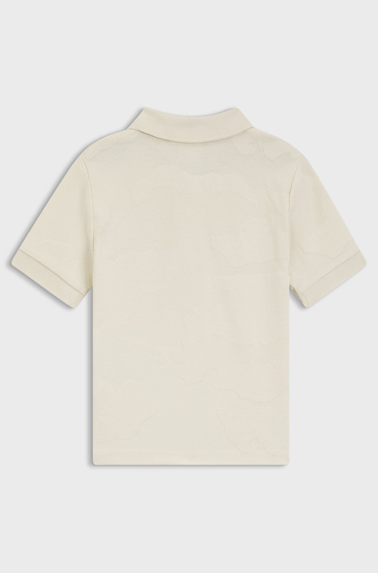 BOSS J52337/21C Boys Polo Shirt in Stretch Cotton with Jacquard Pattern