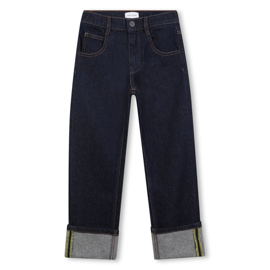 MARC JACOBS W60655/Z10 Boys Navy Blue Logo  Denim Jeans